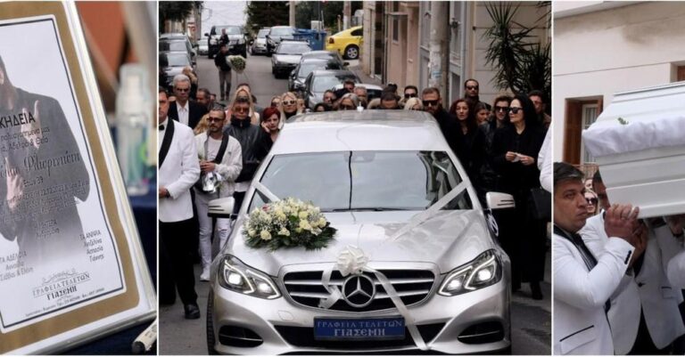Κnδεία Νίκου Φλωρινιώτη: Συγγενείς και φίλοι συνόδευσαν με τα πόδια τον τραγουδιστή – Σε λευκό φέpετρο ο 39χρονος
