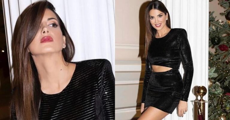 Μοıάζει πανάκρıβο αλλά δεν είναι: Τóσο κοστiζει το βελούδινο φόρεμα που έβαλε η Τσιμτσιλή & τώρα το θέλουν όλες