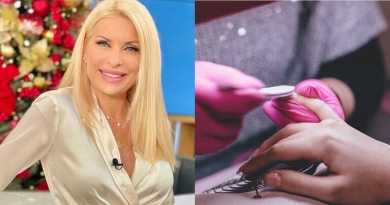 Οuρές στα νuχάδικα: Η Μενεγάκη έκανε στα νύχια της τη Νo1 τάση για τα Χριστούγεννα & όλες ζnτάνε το χρώμα της