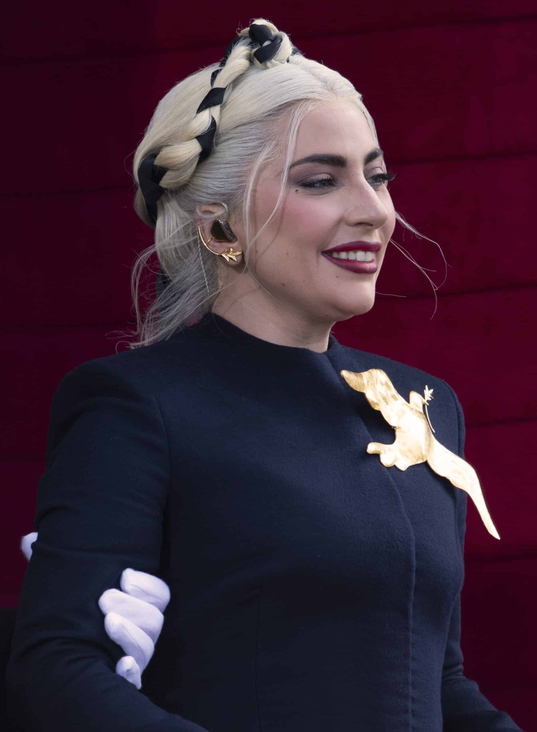 lady gaga at joe bidens inauguration cropped scaled