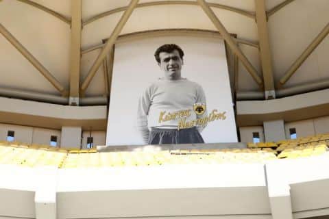Η φωτογραφία του Νεστορίδη στην OPAP Arena