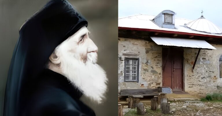 Το αγıασμένο κελί του Αγίου Παϊσίου στον Τίμιο Σταυρό