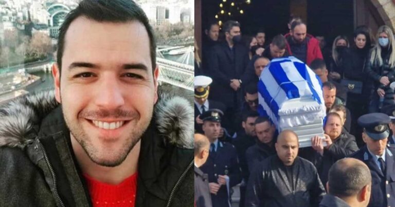 Δάκρuσε και ο Θεός: Θρήνος στην κηδεία του 32χρονου αστυνομικού που έβαλε τέλος στη ζωή του ο Νορβηγός
