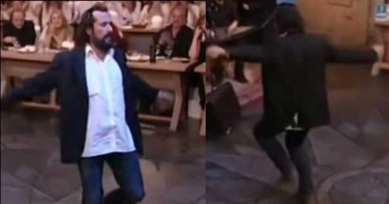 Σωστό αρσενıκό ο Τάσος Νούσιας: Χόρεψε βαρύ ζεϊμπέκικο και ξετpέλανε τις γυναίκες