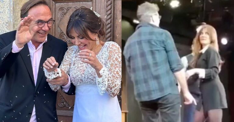 Δήμητρα Ματσούκα: Πέταξε την ανθοδέσμη του γάμου της στο θέατρο που εμφανίζεται