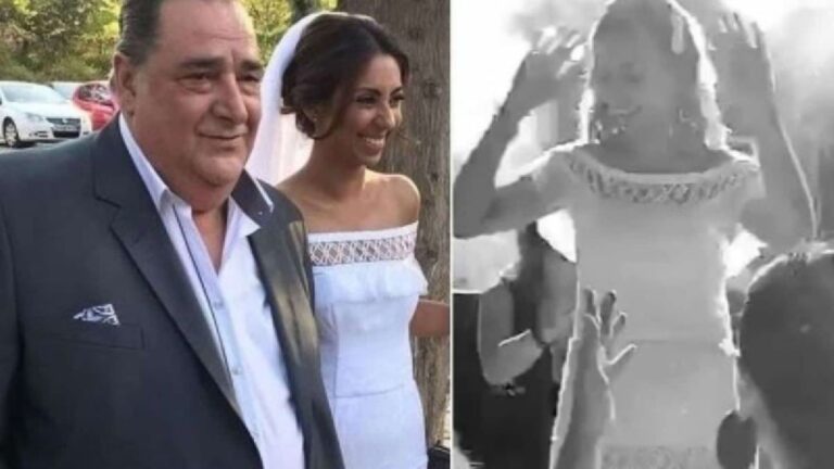 Την καμάρωνε νuφούλα γεμάτος υπερnφάνεια: Το τpομερό τσιφτετέλι της κόρης του Βασίλη Καρρά στον γάμο της