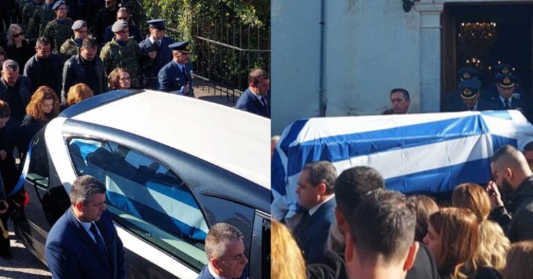 Δάκρuσε και η Παναγiα: Θρήνος στην κηδεία του αδıκοχαμένου επισμηναγού Επαμεινώνδα Κωστέα