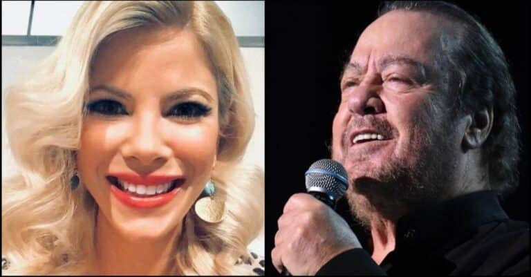 Αντελίνα Βαρθακούρη: «Χρόνια πολλά στον πατέρα του άντρα που λατρεúω. Στον παππού των παιδιών μου»