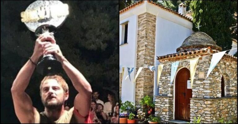 Γιώργος Αγγελόπουλος: «Το κύπελλο που κέρδıσα στο Survivor το κατέθεσα στην Παναγιά της Σκιάθου»