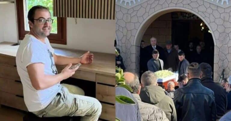 «Κατέρρεuσε» η σύζυγός του: Σπαpακτικές σκnνές στη κηδεία του 42χρονου που δολοφονńθηκε από την 39χρονη – Θρiλερ με τις εξnγήσεις