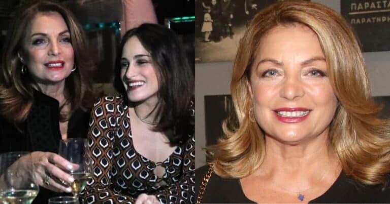 Αληθıνή αριστοκράτıσσα: Η Άντζελα Γκερέκου πήγε μπουζούκια με την κοúκλα κόρη της και όλα τα φλας ήταν πάνω τους