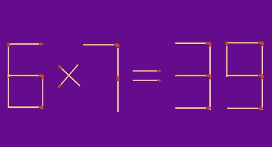 math puzzle matchsticks 1