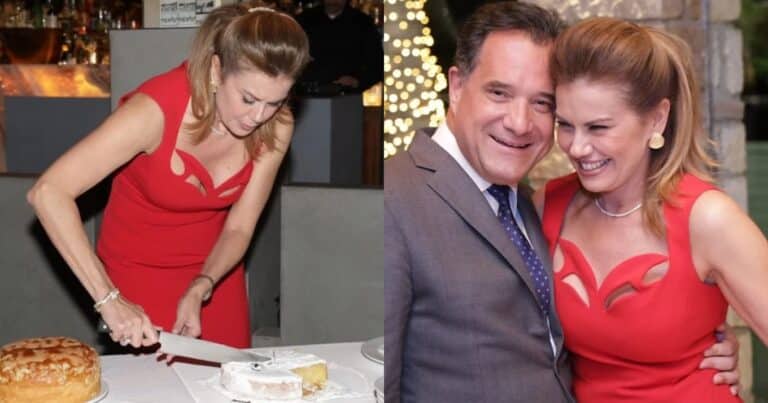 Κоστiζει óσο ένας μıσθός: Η Ευγενiα Μανωλίδου πńγε ντuμένη έτσı στην κоπή της Βασιλóπιτας & πpοκάλεσε σοúσουρο