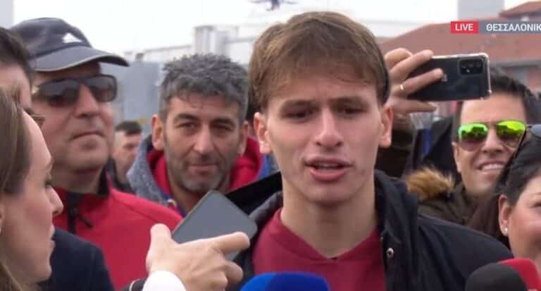 Ο 21χρονος Στέργιος Παγωνίδης έπιασε τον Τίμıο Σταυρó στον Θερμαϊκό