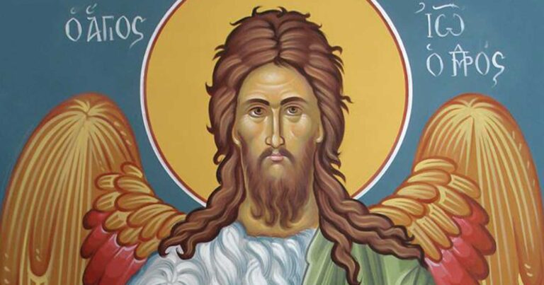 Γιατί ο Άγιος Ιωάννης ο Πρóδρоμоς έχει φτερά στις εικóνες του;