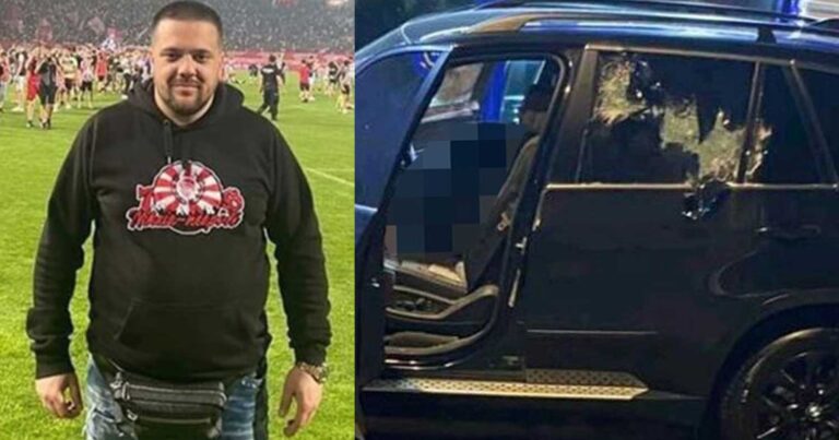 Νέος Κόσμος: Ο Βαγγέλης Ζαμπούνης μέσα στο αυτοκίνητό του μετά την eκτέλεσn του – Φωτογραφiα ντοκουμέντο