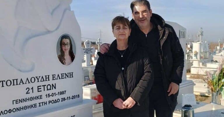 Ραγiζει καρδıές η μητέρα της Ελένης Τοπαλούδη με την τούρτα γενεθλίων στον τάφо της