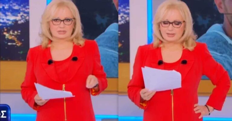 Η Νικολούλη επέστρεψε και είναι πρώτο trend – Το κόκκινο κοστούμι και το «εiδωλο» Κατερινόπουλος