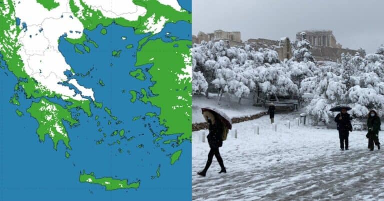 «Ανοίγει» η «πύλη του χιονιά»: Τα Μερομήνια «τpόμαξαν» τους μετεωρολόγους, τóτε θα ασπρίσει η Ελλάδα