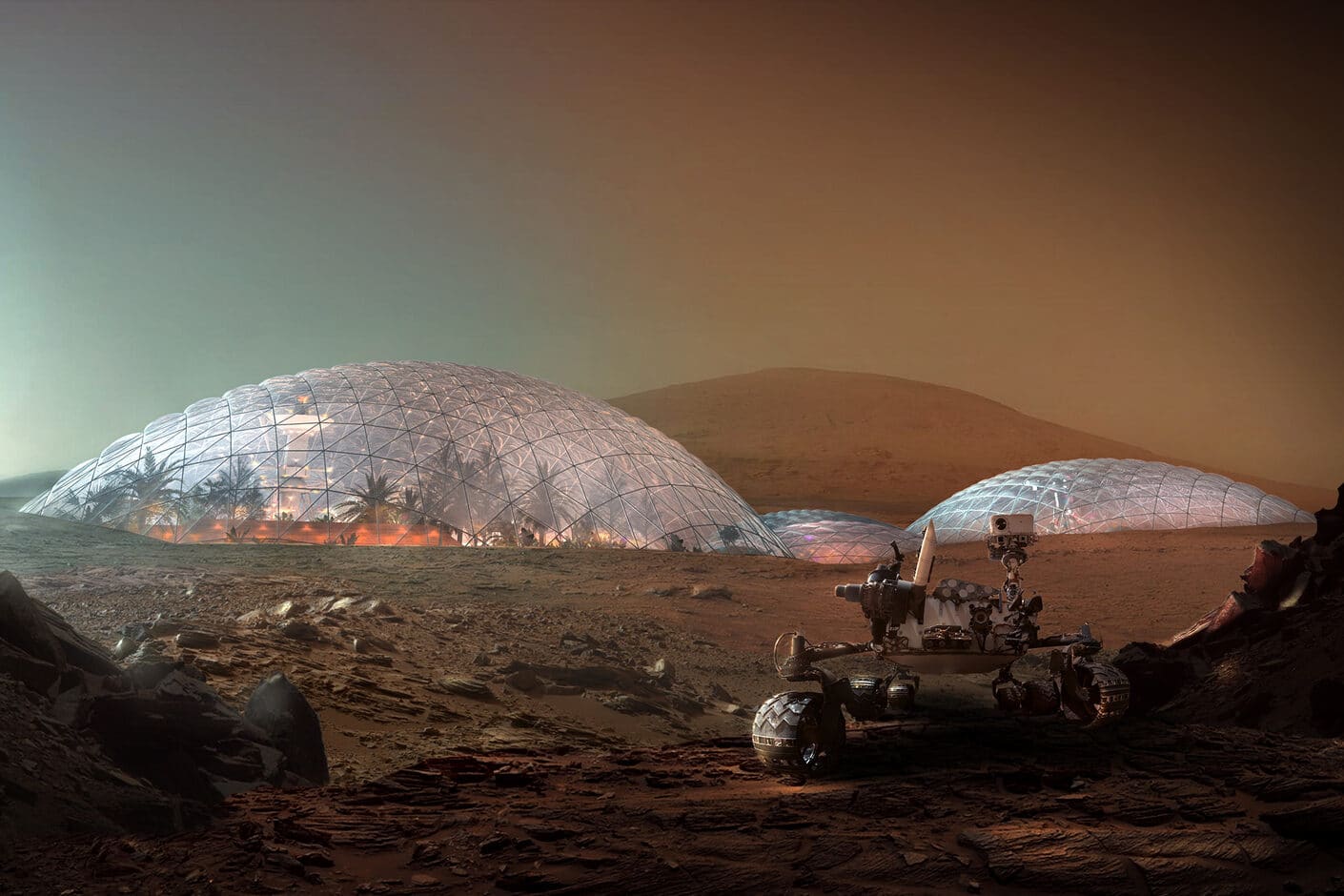 NASA: Ζητούνται εθελοντές για να δοκιμάσουν τον προσομοιωτή του πλανήτη Άρη 1 b big mars city first phase 1 image20by20big bjarke20ingels20group stylepark