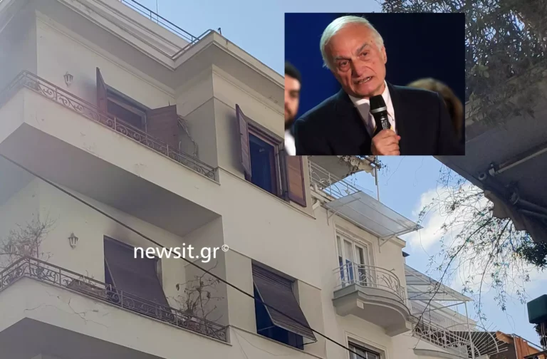 Στο νοσοκομείο ο Μανώλης Μαυρομμάτης και η σύζυγός του μετά από φωτιά στο διαμέρισμά τους