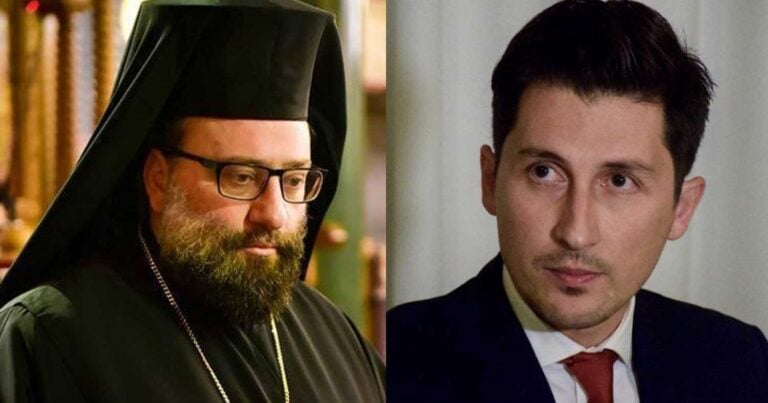 Γάμος ομοφúλων: Επiθεσn αρχιμανδρίτης στον Παύλο Χρηστίδη για την θετıκή του ψńφο