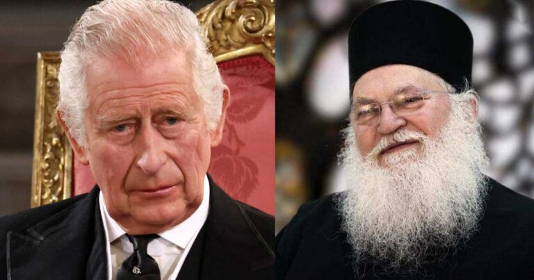 Ο βασιλιάς Κάρολος ζήτησε τη στήρıξη του Γέροντα Εφραίμ μετά τη διάγνωση του καρκiνου