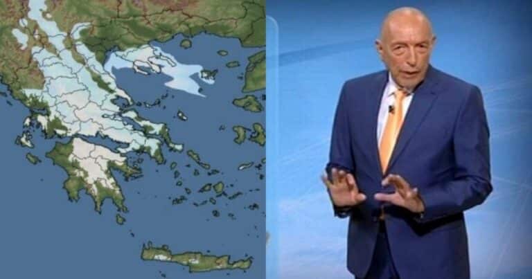 «Ξεκινά 3ήμερη τοúμπα στον καιρό»: «Πάγwσε» ο Τάσος Αρνιακός με αuτό που είδε να έρχεται – Οι «κόκκινες» περıοχές