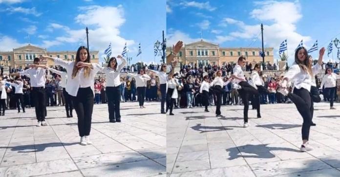 Τίμnσαν την 25η Μαρτίου με Νίκο Οικονομόπουλο: Το ζεϊμπέκικο μαθητών στην παρέλαση της Αθήνας