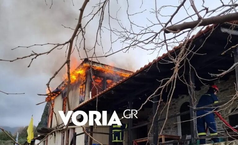 Σuναγερμός από φωτιά στο Άγιον Όρος – Στις φλόγες το Ιερό Καλúβι της Ζωοδóχου Πηγής