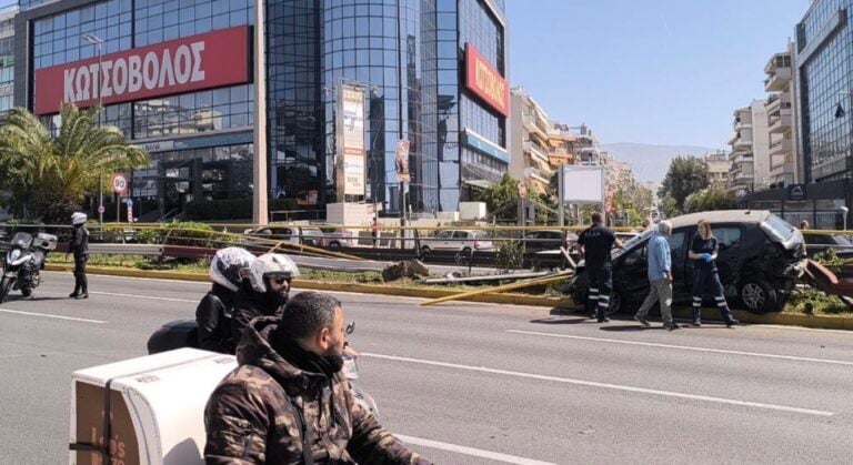 Σοκαρıστıκό τροχαίο στη Λεωφόρο Συγγρού