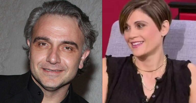 Χαμογελάστοι Φάνης Μουρατίδης και Άννα Μαρία Παπαχαραλάμπους στο κέντρο της Αθήνας