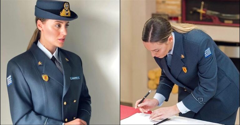 Η Άννα Κορακάκη ορκίστηκε Ανθυποσμηναγός της Πολεμικής Αεροπορίας