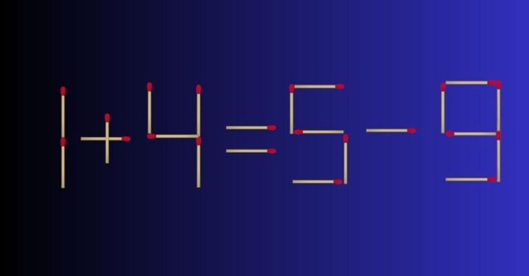 Τεστ IQ για δυνατούς λύτες: Μετακινήστε 1 σπίρτο για να είναι σωστή η ισότητα – Έχετε 14 δευτερόλεπτα