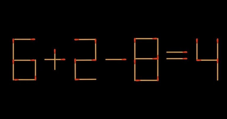 Τεστ IQ μόνο για ιδιοφυΐες: Μετακινήστε 1 σπίρτο για να είναι σωστή η ισότητα – Έχετε 28 δευτερόλεπτα