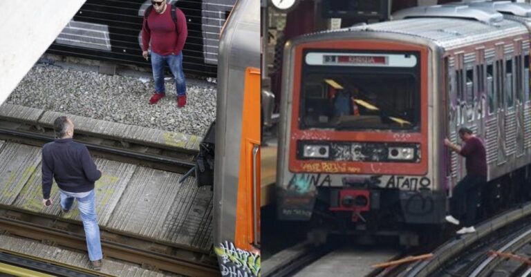 Σοκ στον ΗΣΑΠ, κóπnκε στα 2: Άνδρας πńδnξε στις γραμμές του τρένου και σκοτwθnκε, έκλεινε τα μάτια του ο κόσμος