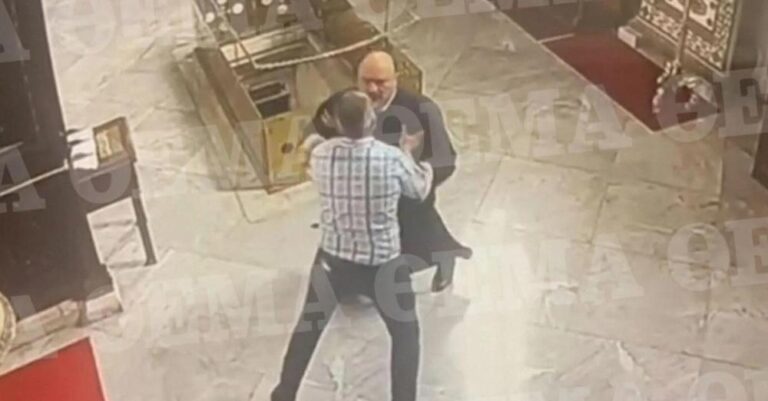 Αρχιμανδρίτης και Μητροπολίτης πιάστηκαν στα χέρια μέσα σε ναό