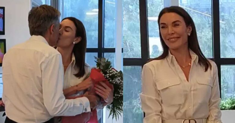 Τατιάνα Στεφανίδου: Τα γενέθλια, η συγκίνηση και το τρυφερό φιλί στον Νίκο Ευαγγελάτο