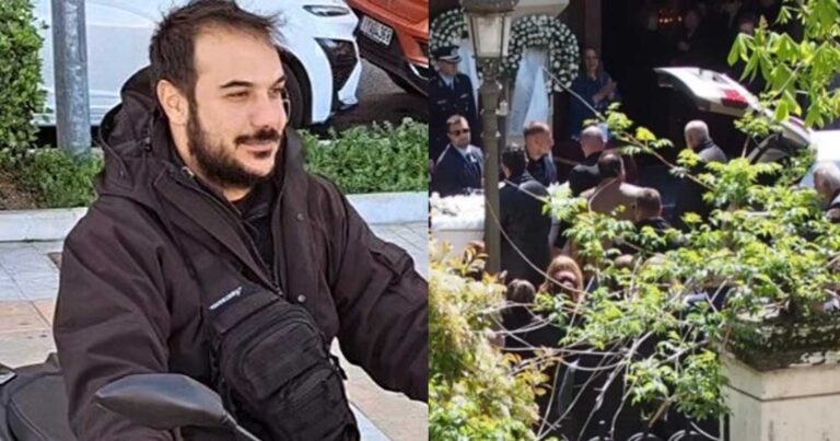 Θρήνος στα Γρεβενά: Το τελευταίο αντίο στον 31χρονο αστυνομικό  Αγαθάγγελο