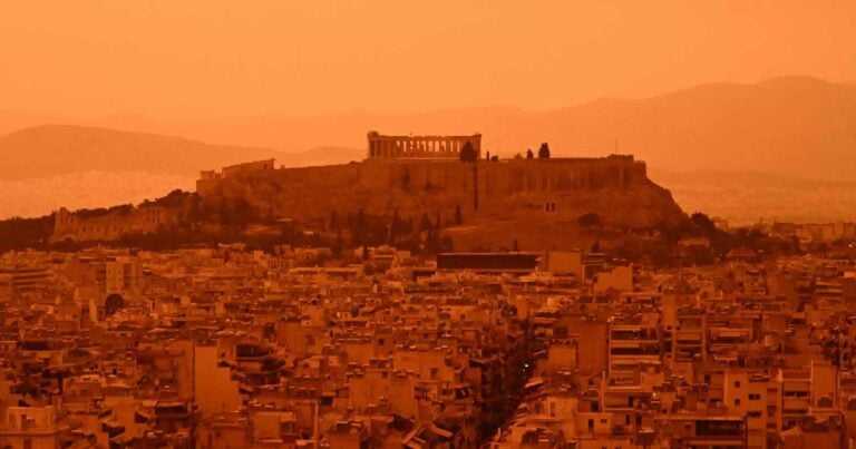 Αποικία στον Άρη η Αθήνα – Βυθίστnκε στην αφρικανική σκόνη