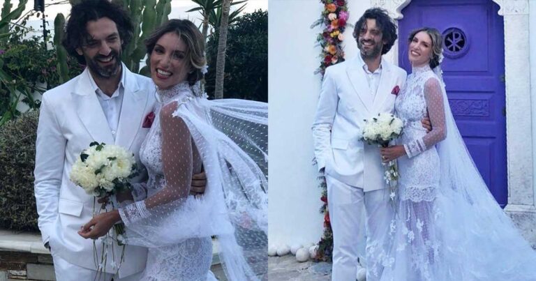 Αθηνά Οικονομάκου – Φίλιππος Μιχόπουλος: Ο παραμυθένιος γάμος τους στην Μύκονο το 2018