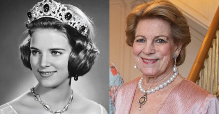 Η βασίλισσα της καρδιάς μας: Η 77χρονη Άννα Μαρία εμφανίστηκε στο παλάτι με ροζ φόρεμα και αληθινές πέρλες