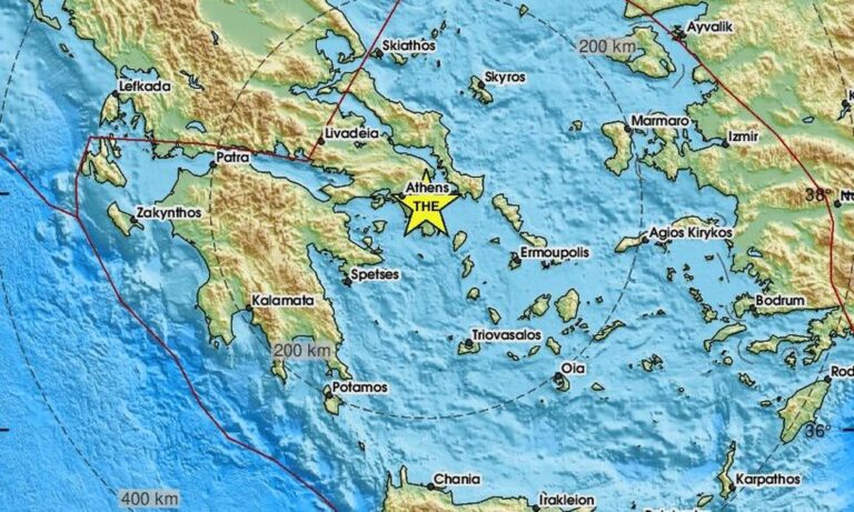 Έξι σεισμοί τα ξημερώματα στην Αττική