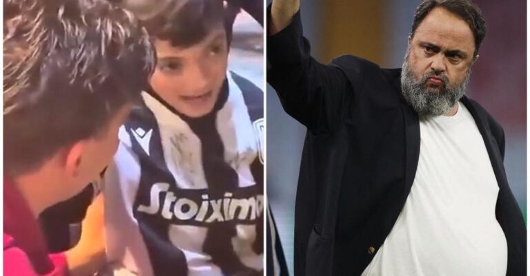 Τελικός Conference League: Ο Βαγγέλης Μαρινάκης κάλεσε τον μικρό Γιάννη Παπαστεφανάκη στο Ολυμπιακός