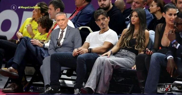 «Ξαναχτύπnσε» ο Νίκος Ευαγγελάτος: «Έκατσε» στα court seats της Uber Arena, δίπλα στον Δημήτρη Γιαννακόπουλο