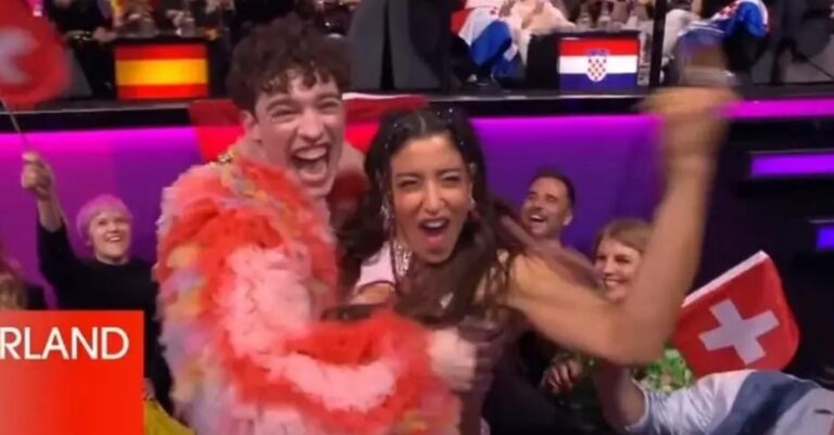 Eurovision 2024: Η αγκαλιά της Μαρίνας Σάττι στο 24χρονο Nemo
