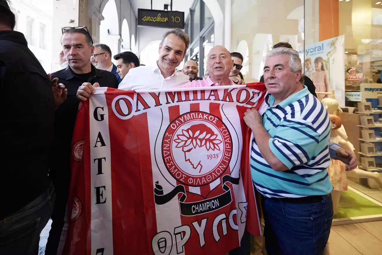kyriakos mitsotakis simaia olympiakoy eurokinissi