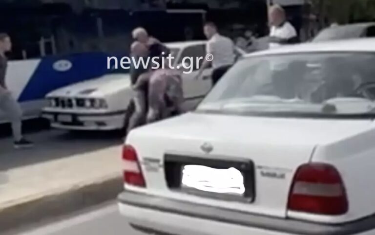 Άγριο επεισόδιο στο Αιγάλεω: Τράκαραν, πιάστηκαν στα χέρια και παρέσυραν 43χρονο προσπαθώντας να διαφύγουν
