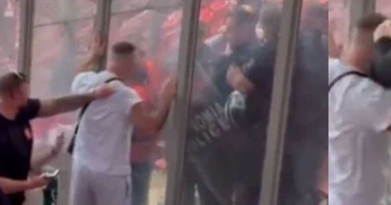 Ολυμπιακός – Άστον Βίλα: Ένταση στις κερκίδες του «Γ. Καραϊσκάκης» – Άγγλοι οπαδοί εμφανίστηκαν με κασκόλ του Παναθηναϊκού