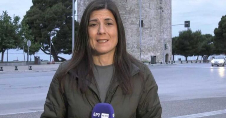 Το μήνυμα της ρεπόρτερ της ΕΡΤ για τον ΠΑΟΚ μπροστά από τον Λευκό Πύργο: «Τι θα έρθει εδώ την Κυριακή;»